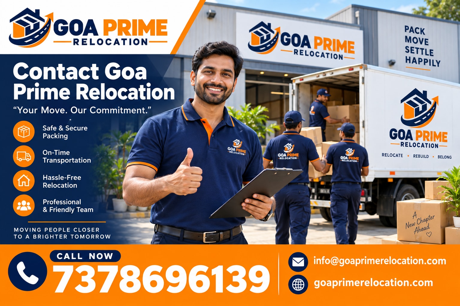 Contact Goa Prime Relocation